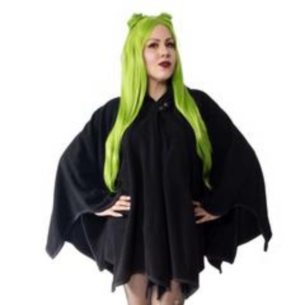 Bat Web Cape Gothic Fashion